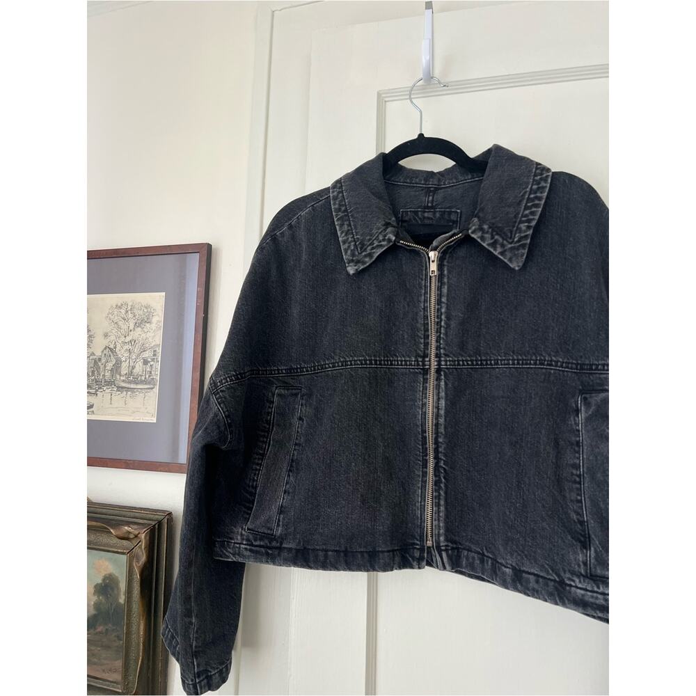 Rachel Comey Algardi Washed Black Denim Jacket - Picture 4 of 9